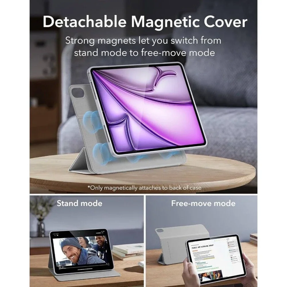ESR For IPad Air 13 Inch Case (2025/2024) M3/M2 With Pencil Holder, Removable Ma